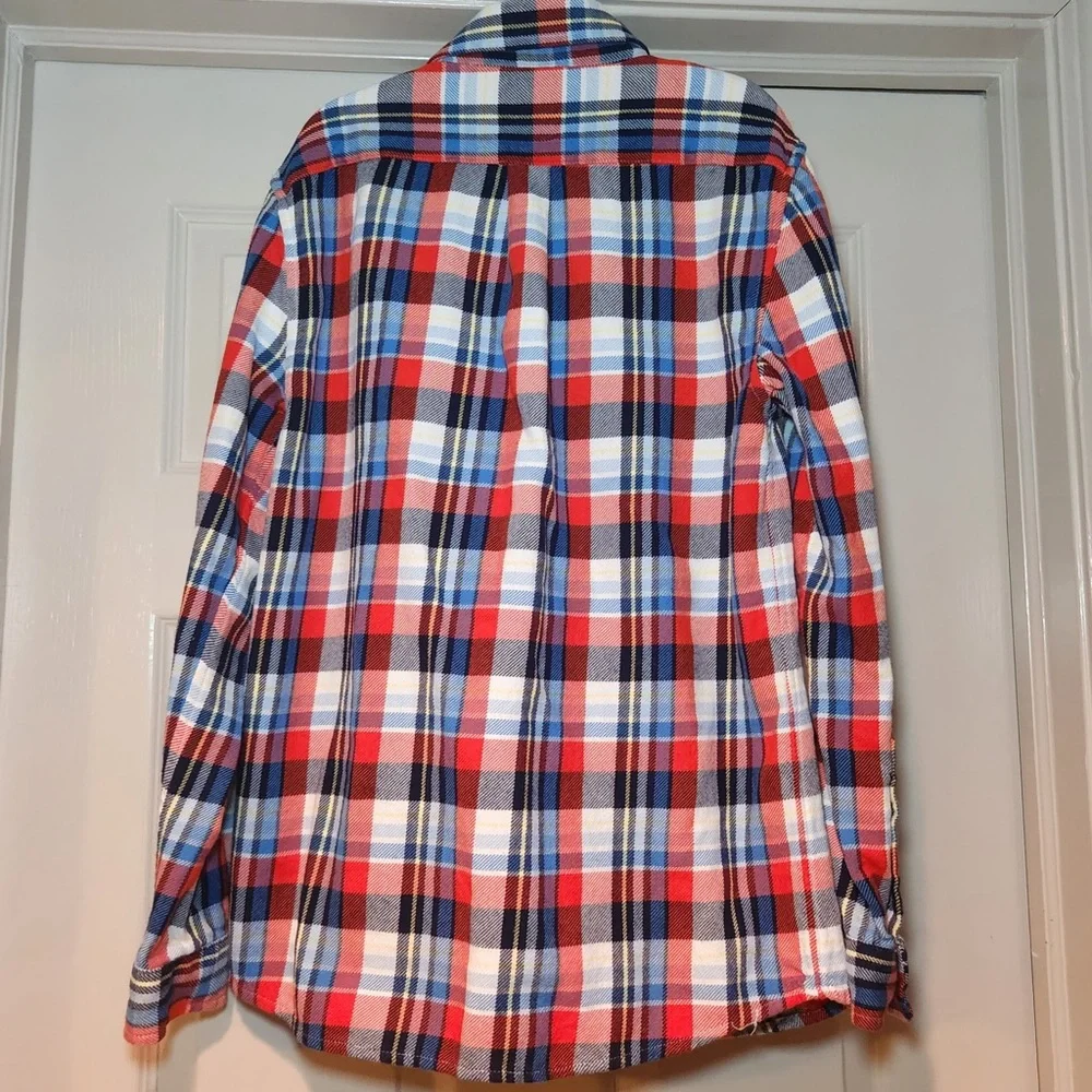 Vineyard Vines Boys Plaid Flannel Button Down‎ Shirt Casual Warm Preppy Classic